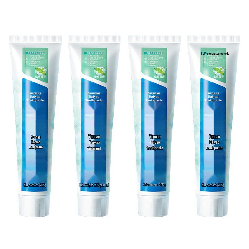Yunnan Baiyao Toothpaste Cool Mint (4 x 205g)
Yunnan Baiyao Toothpaste Cool Mint (4 x 205g)