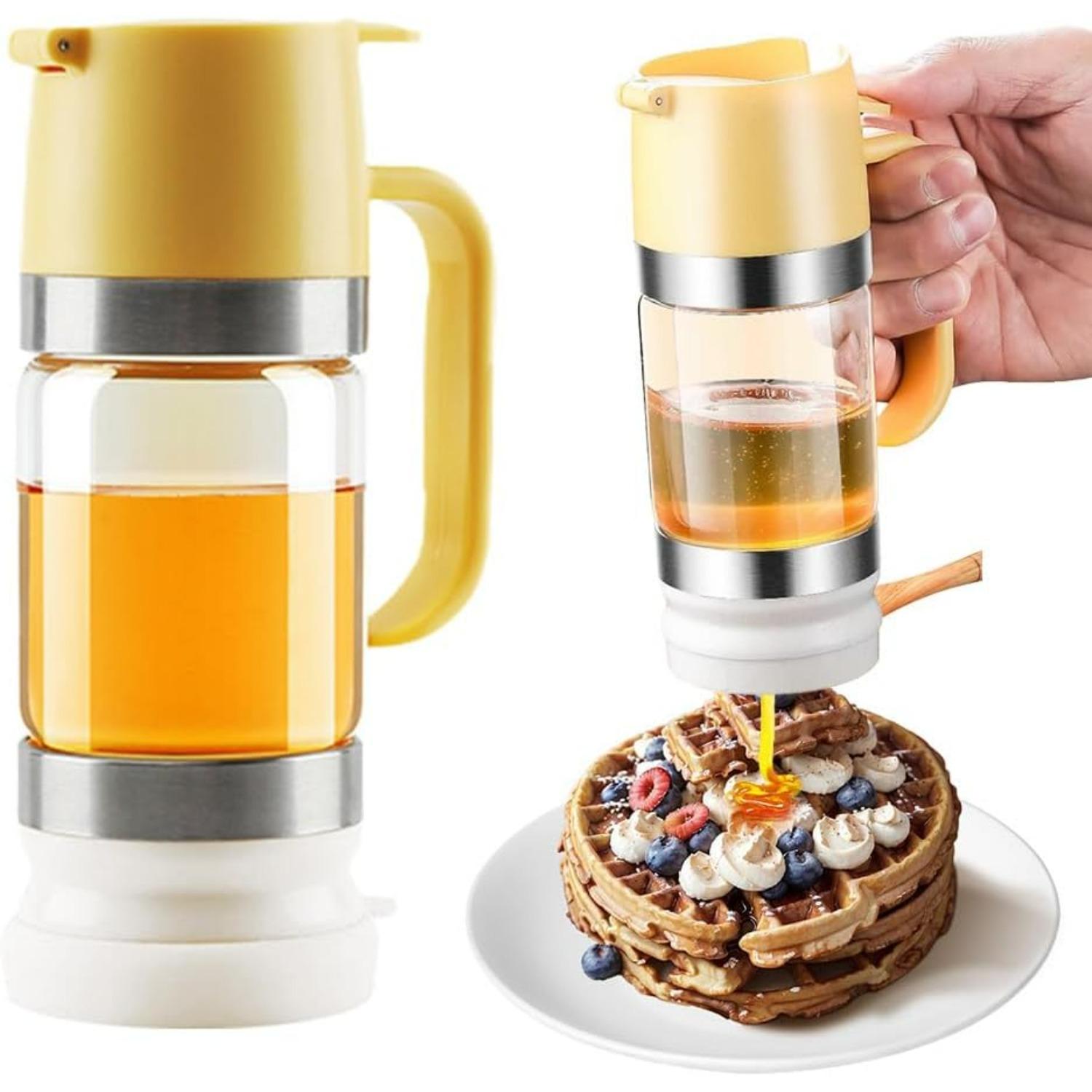 No-Drip Honey Dispenser,Glass Honey Dispenser,Honey Dispensers No Drip Glass,Maple Syrup Dispenser,Honey Jar with Handle,Syrup Dispenser for Coffee
No-Drip Honey Dispenser,Glass Honey Dispenser,Honey Dispensers No Drip Glass,Maple Syrup Dispenser,Honey Jar with Handle,Syrup Dispenser for Coffee