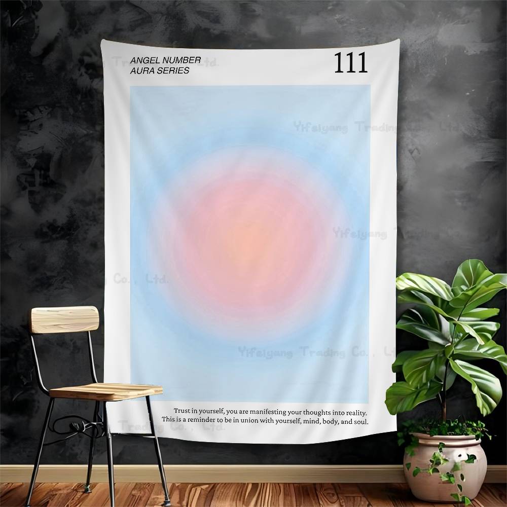 Trendy Angel Number Aura Gradient Hippie Wall Hanging Tapestries Bohemian Wall Tapestries Mandala INS Home Decor 74x94cm(29x37in)
Trendy Angel Number Aura Gradient Hippie Wall Hanging Tapestries Bohemian Wall Tapestries Mandala INS Home Decor 74x94cm(29x37in)