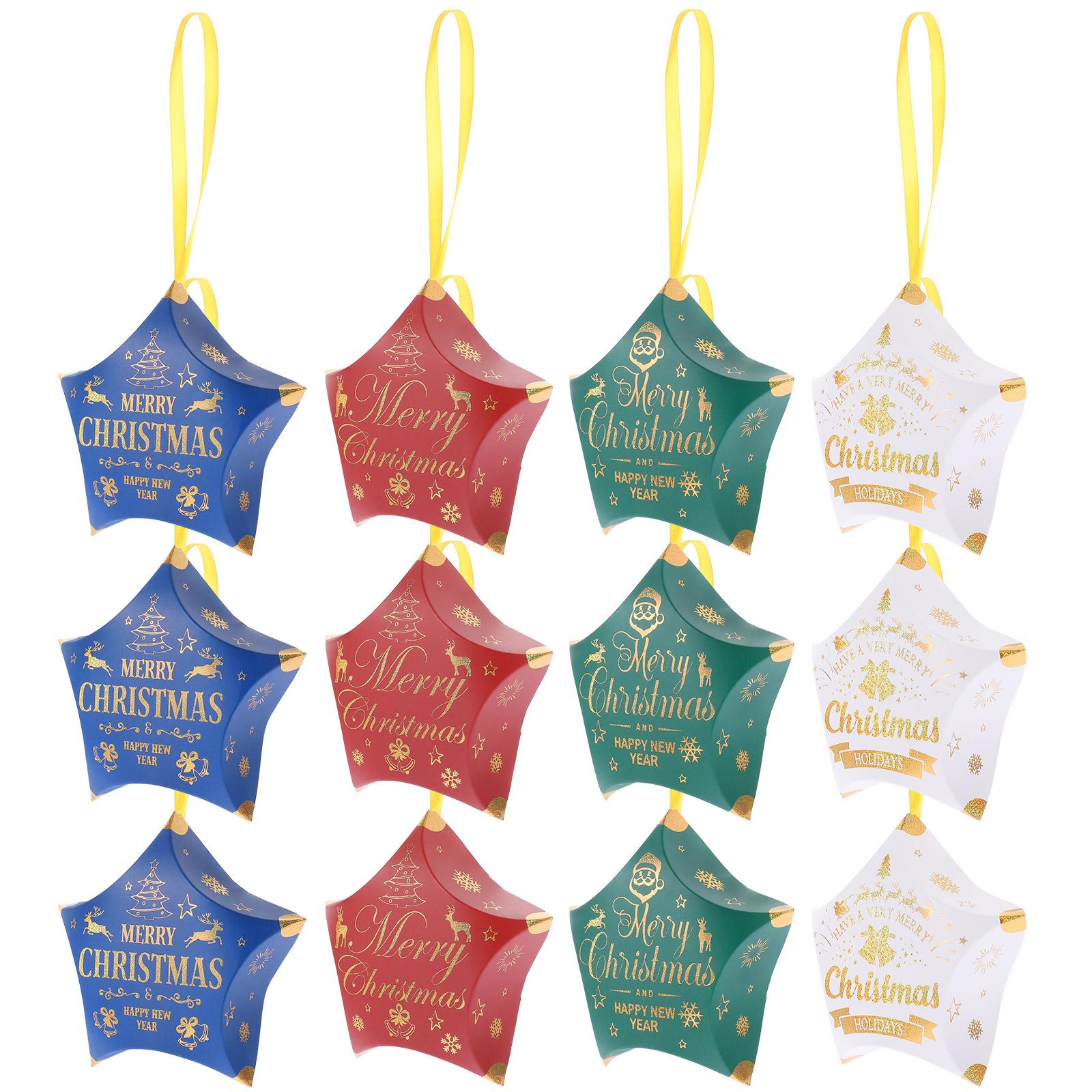 12 Pcs Christmas Gift Box Party Boxes Wedding Candy For Gifts Baskets Tree Decor Decorations 12.00X12.00X4.00CM
12 Pcs Christmas Gift Box Party Boxes Wedding Candy For Gifts Baskets Tree Decor Decorations 12.00X12.00X4.00CM