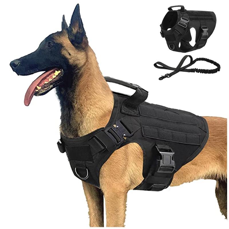 Pet Tactical Military Vest German Shepherd Golden Retriever Tactical Training Dog Harness and Leash Set For All Breeds Dogs S(Below28kg)&CHINA
Pet Tactical Military Vest German Shepherd Golden Retriever Tactical Training Dog Harness and Leash Set For All Breeds Dogs S(Below28kg)&CHINA