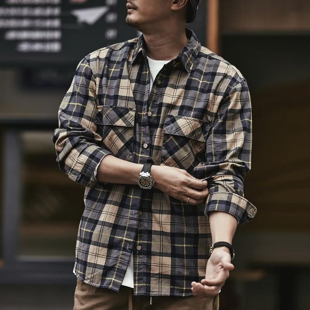 Fashionable Plus Size Long Sleeve Plaid Shirt Men s Spring and Autumn Loose Casual Work Shirt 5XL
Fashionable Plus Size Long Sleeve Plaid Shirt Men s Spring and Autumn Loose Casual Work Shirt 5XL