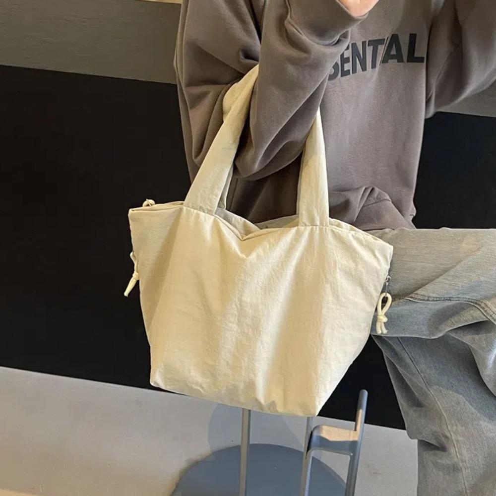 Zipper Cloth Bag Portable Canvas Shoulder Bag All-Match Solid Color Handbag Women хаки 
Zipper Cloth Bag Portable Canvas Shoulder Bag All-Match Solid Color Handbag Women хаки