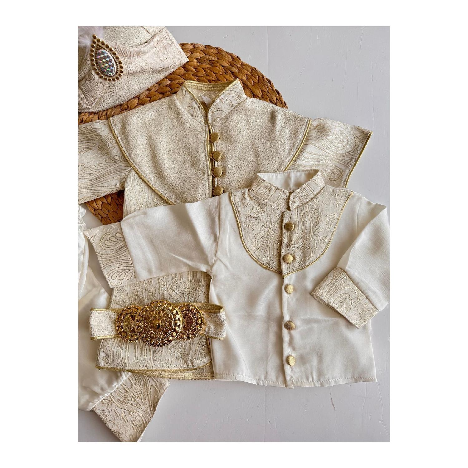 ( З чобітками ) 0 6 місяців і 1 рік Обрізання Mevlt Outfit, Обрізання Mevlt Dress ehzade Подарунок для дитини 0-6 Ay вершковий 
( З чобітками ) 0 6 місяців і 1 рік Обрізання Mevlt Outfit, Обрізання Mevlt Dress ehzade Подарунок для дитини 0-6 Ay вершковий