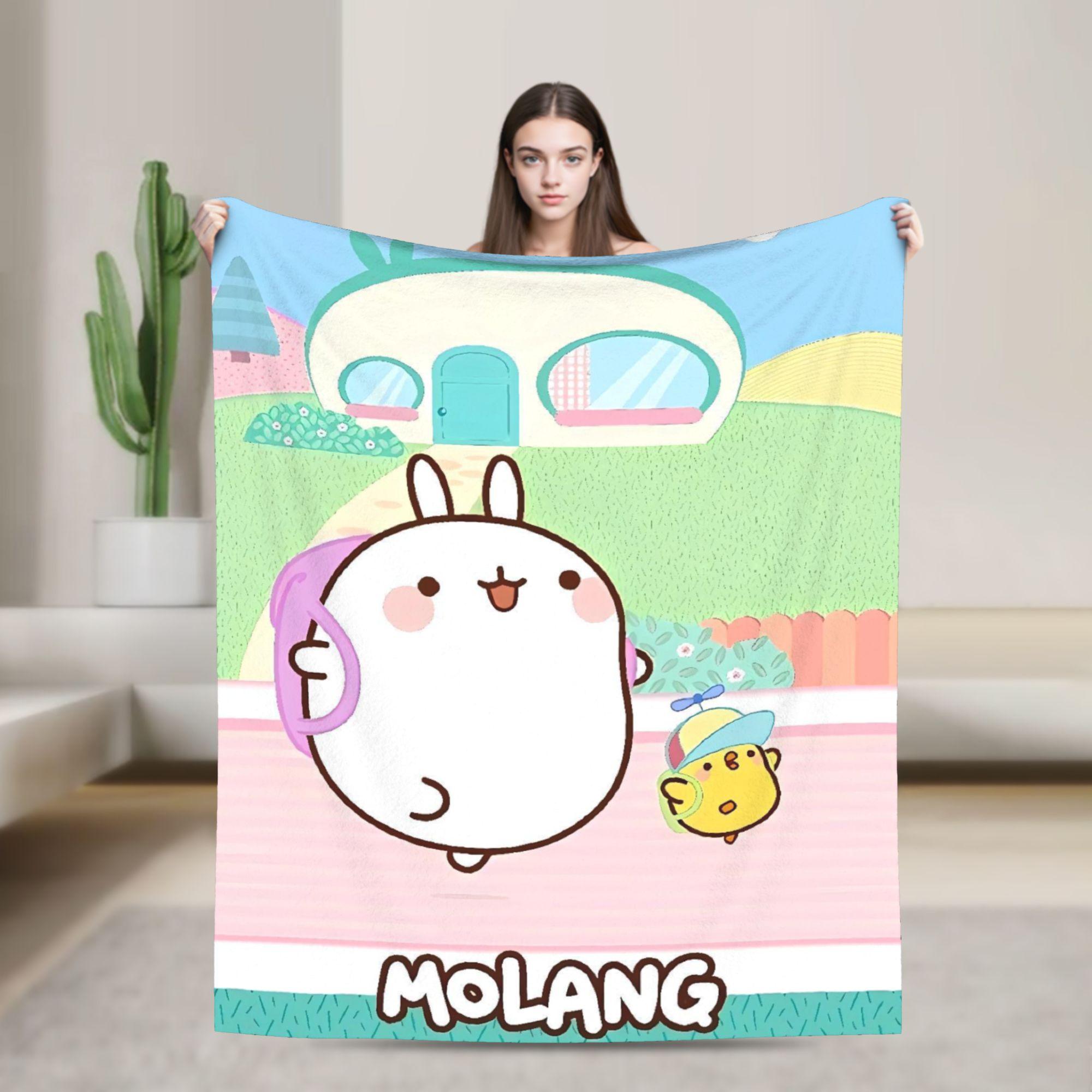 M-Molangs with Piupiu Flannel Blankets Warm Throw Blanket for Couch Bed Picnic Print Bedspread Sofa Bed Cover 75x90cm
M-Molangs with Piupiu Flannel Blankets Warm Throw Blanket for Couch Bed Picnic Print Bedspread Sofa Bed Cover 75x90cm