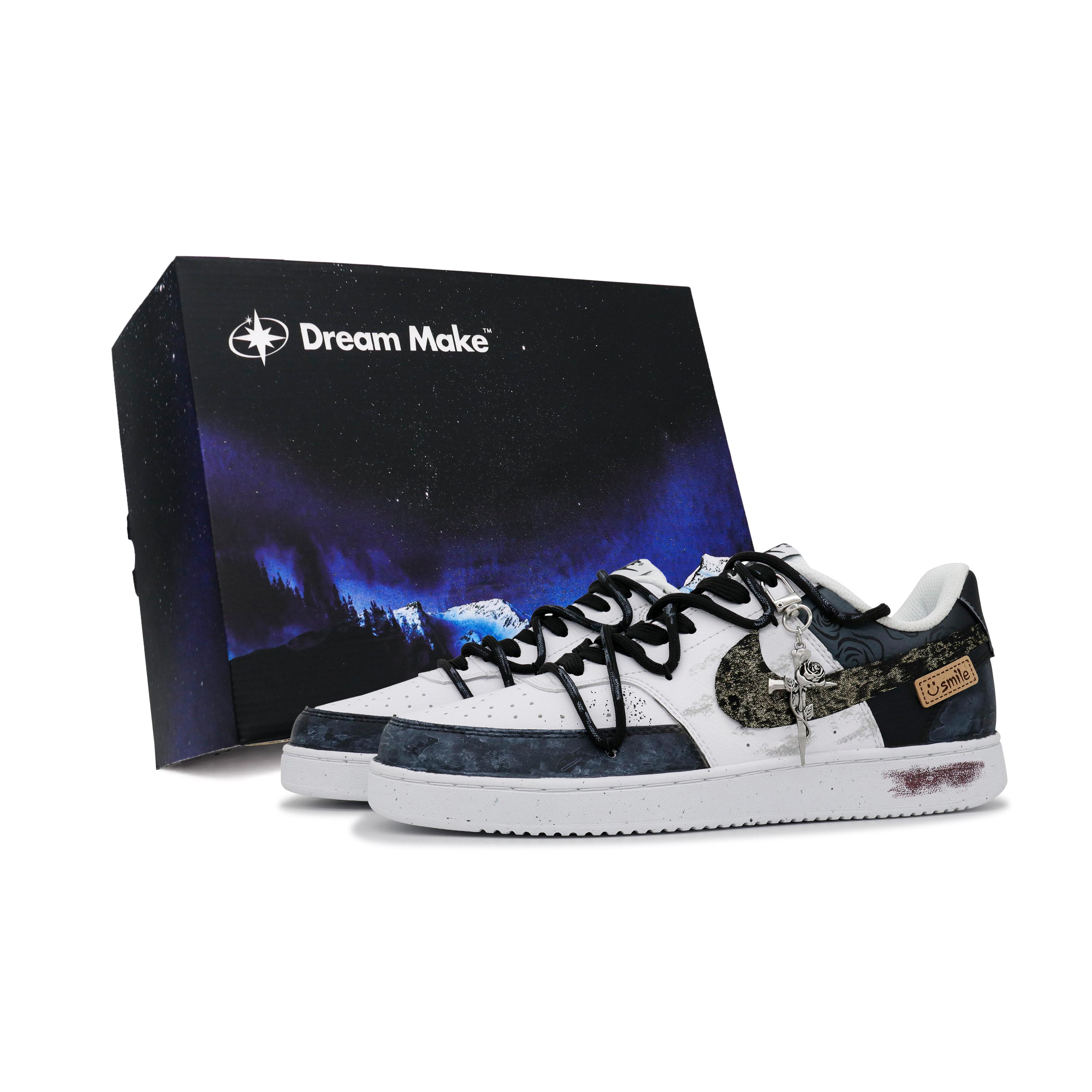 Nike Court Vision 1 Slip Resistant Abrasion Resistant Low top Skateboard Shoes Men s Black Blue DH2987-101(Team529--) 42.5
Nike Court Vision 1 Slip Resistant Abrasion Resistant Low top Skateboard Shoes Men s Black Blue DH2987-101(Team529--) 42.5
