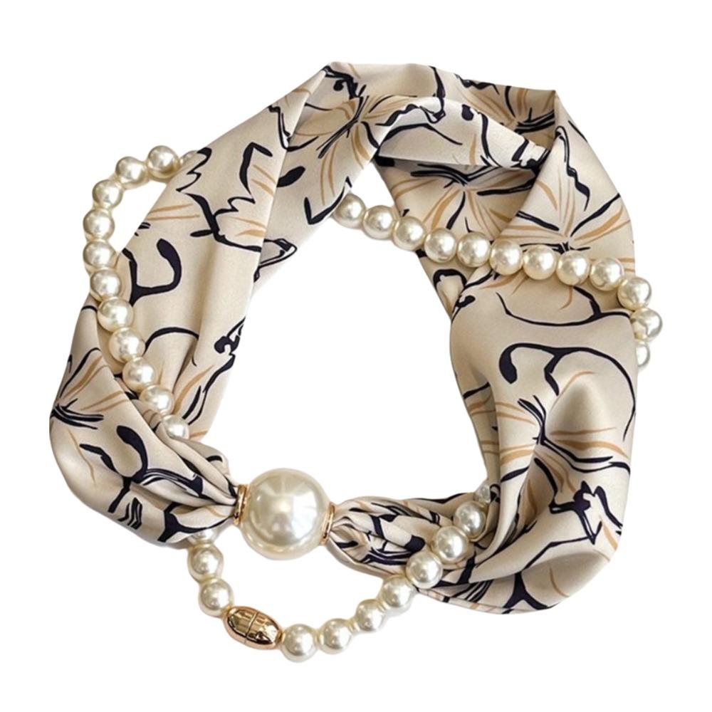 Silk Material Magnetic Pearl Scarf Long Style Small Pearl Long Thin Shawl Magnetic Buckle Magnetic Buckle Scarf Women s Fashion
Silk Material Magnetic Pearl Scarf Long Style Small Pearl Long Thin Shawl Magnetic Buckle Magnetic Buckle Scarf Women s Fashion