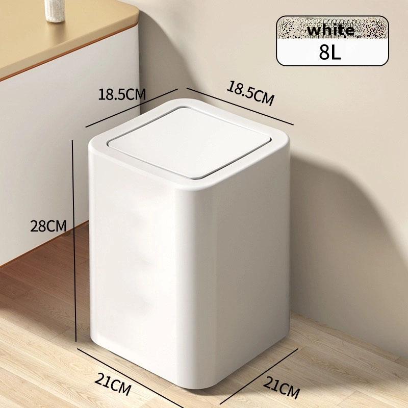 Легкий роскошный мусорный бак с педалью и крышкой, большой вместимости, подходит для кухни, гостиной, ванной комнаты и туалета. 8L
Легкий роскошный мусорный бак с педалью и крышкой, большой вместимости, подходит для кухни, гостиной, ванной комнаты и туалета. 8L