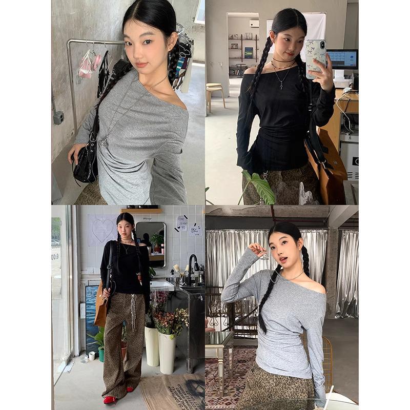 Women s Slimming Slant Neck Rayon Long Sleeve T-Shirt - Solid Color, 260g, Spring/Autumn Small чёрный
Women s Slimming Slant Neck Rayon Long Sleeve T-Shirt - Solid Color, 260g, Spring/Autumn Small чёрный