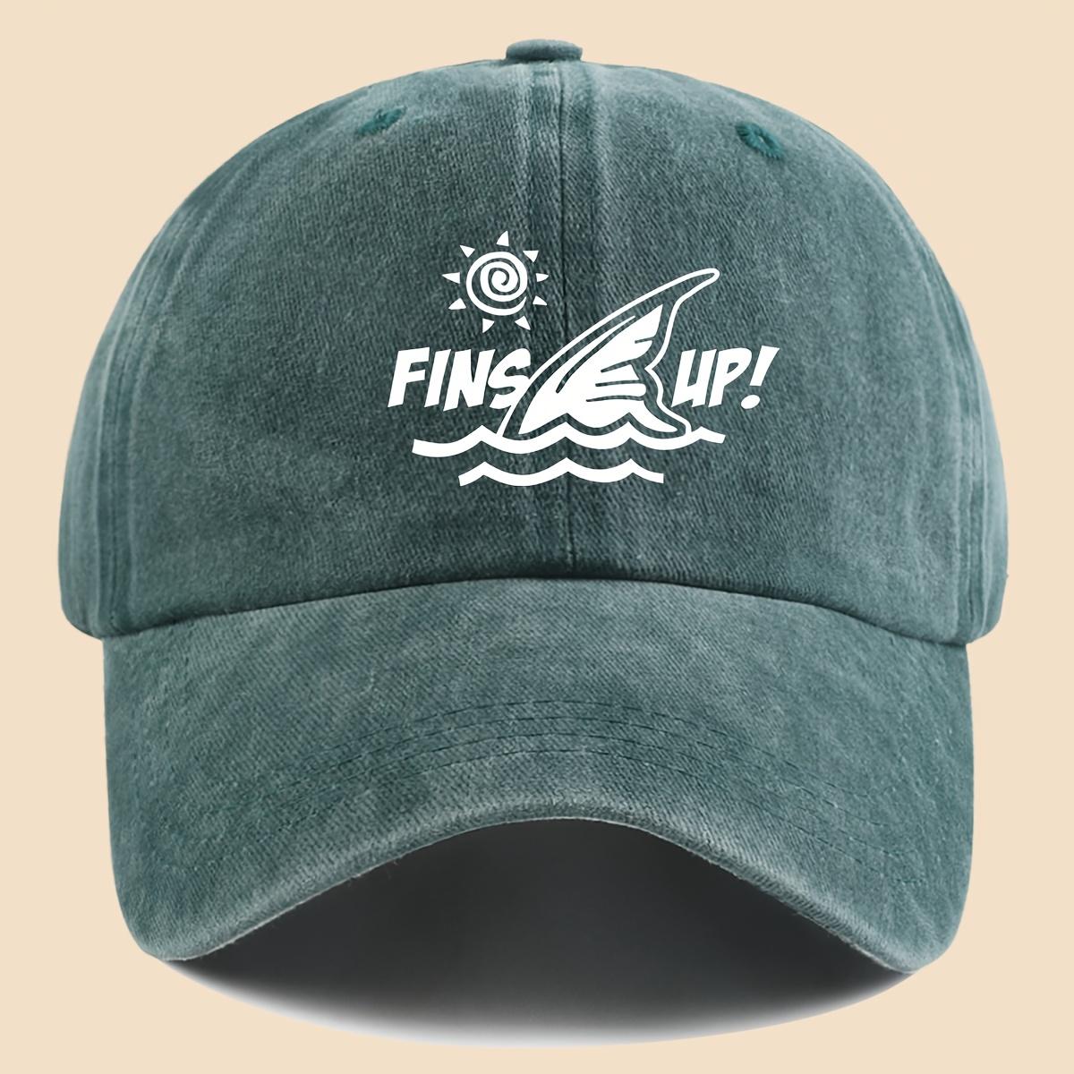 Fins Up! Shark Fin Print Deep Sea Design Baseball Cap Adjustable Unisex Dad Hat зелений
Fins Up! Shark Fin Print Deep Sea Design Baseball Cap Adjustable Unisex Dad Hat зелений
