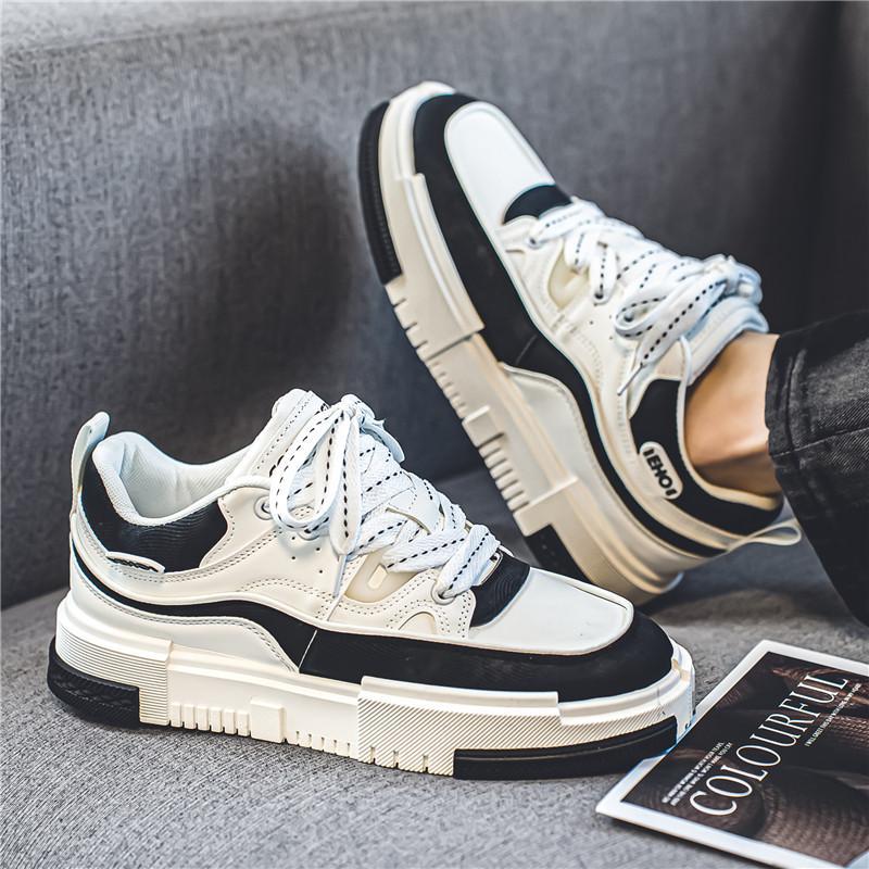 Men s shoes board shoes new low-top casual shoes autumn and winter thick-soled heightening flat shoes retro contrasting sports white shoes 39
Men s shoes board shoes new low-top casual shoes autumn and winter thick-soled heightening flat shoes retro contrasting sports white shoes 39