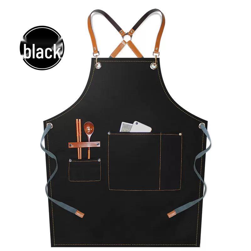 Thickened Canvas Apron for Catering, Hairdressing, Milk Tea Shops, and Baristas
Thickened Canvas Apron for Catering, Hairdressing, Milk Tea Shops, and Baristas