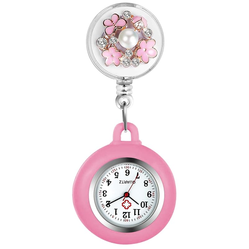 Lancardo clock nurse silicon watch pocket watch clip expansion and contraction pearl flowers nurse watch ladies analog pocket watch silicon nursing
Lancardo clock nurse silicon watch pocket watch clip expansion and contraction pearl flowers nurse watch ladies analog pocket watch silicon nursing