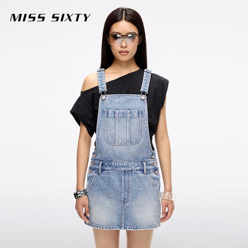 MISS SIXTY Retro Distressed Denim Suspender Dress M
MISS SIXTY Retro Distressed Denim Suspender Dress M