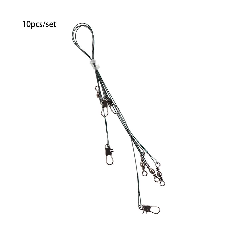 Rolling Swivels Anglers Leash Trace Wire Lure Leading Line Fishhook Fishing Lines Fishing Wire 15CM зелёный
Rolling Swivels Anglers Leash Trace Wire Lure Leading Line Fishhook Fishing Lines Fishing Wire 15CM зелёный