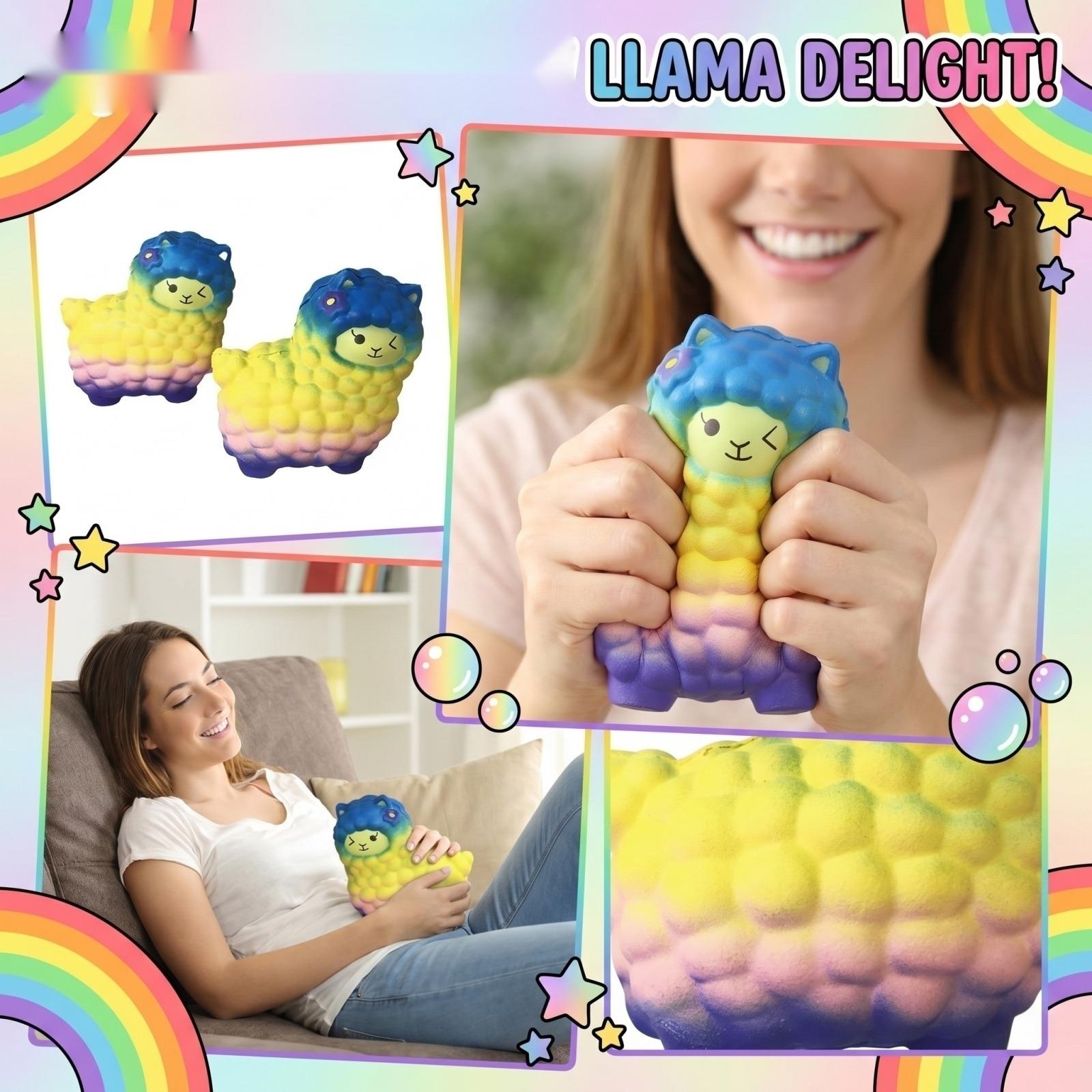 Slow Rebound Squishy Alpaca Stress Relief Toy Soft Foam Squeeze Toy Sensory Toy for Anxiety and Focus Relaxation One Size
Slow Rebound Squishy Alpaca Stress Relief Toy Soft Foam Squeeze Toy Sensory Toy for Anxiety and Focus Relaxation One Size