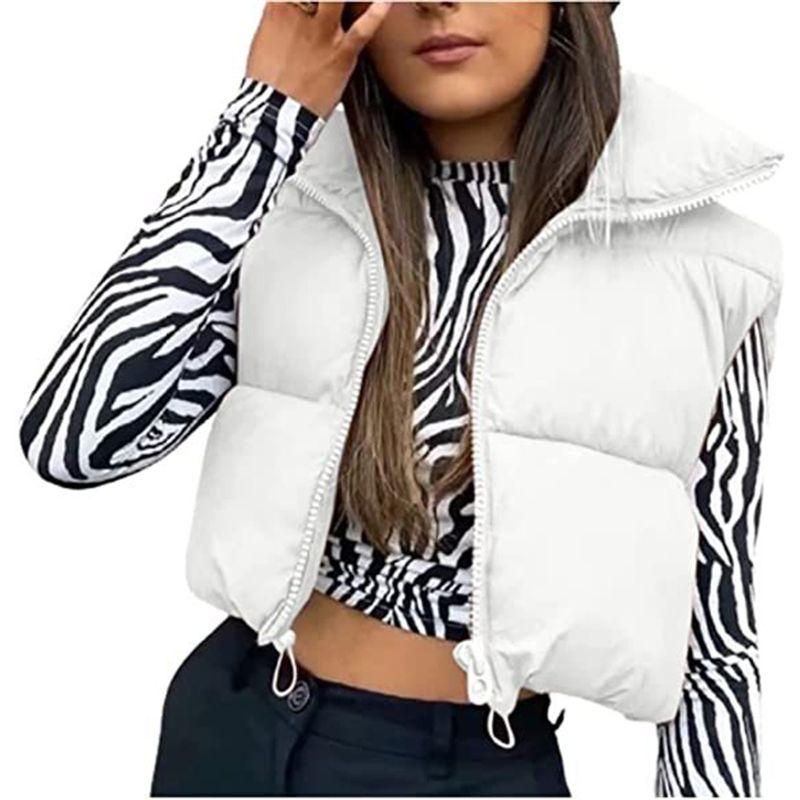 Европейский и американский стиль короткий безрукавный жилет хлопковая куртка White XL
Европейский и американский стиль короткий безрукавный жилет хлопковая куртка White XL