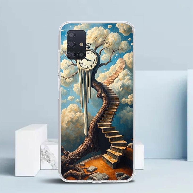 Salvador Dali Art Soft Cover for Samsung Galaxy A12 A22 A32 A52 A72 A02S Phone Case Note 20 Ultra 10 S10 Plus A51 A71 A50S A20S Samsung A20(A30)
Salvador Dali Art Soft Cover for Samsung Galaxy A12 A22 A32 A52 A72 A02S Phone Case Note 20 Ultra 10 S10 Plus A51 A71 A50S A20S Samsung A20(A30)