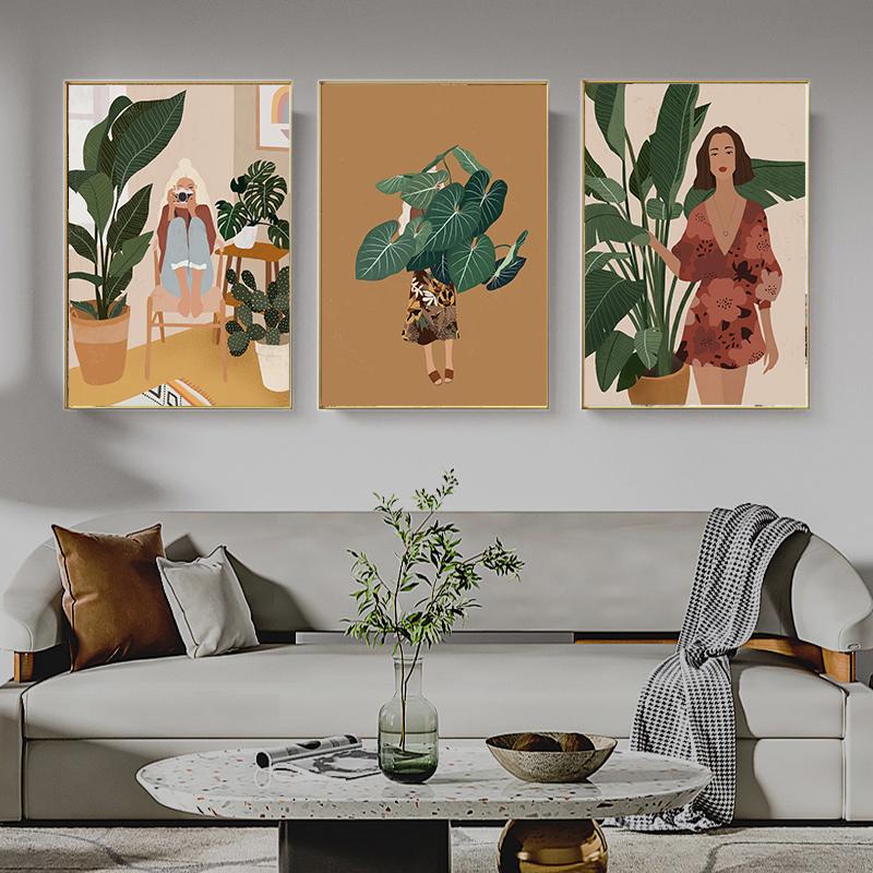 Boho Girl Wall Art Posters Tropical Leaves Abstract Canvas Painting and Prints Pictures for Living Room Home Decor No Frame 21*30cm No Frame
Boho Girl Wall Art Posters Tropical Leaves Abstract Canvas Painting and Prints Pictures for Living Room Home Decor No Frame 21*30cm No Frame