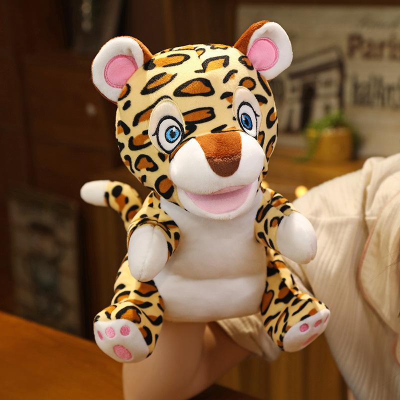 Cartoon Animal Bear Leopard Hand Puppet Plush Toy Big Mouth Duck Flying Dragon Doll Parent-Child Interactive Game Rag Doll 28cm(0.12kg) леопардовый
Cartoon Animal Bear Leopard Hand Puppet Plush Toy Big Mouth Duck Flying Dragon Doll Parent-Child Interactive Game Rag Doll 28cm(0.12kg) леопардовый
