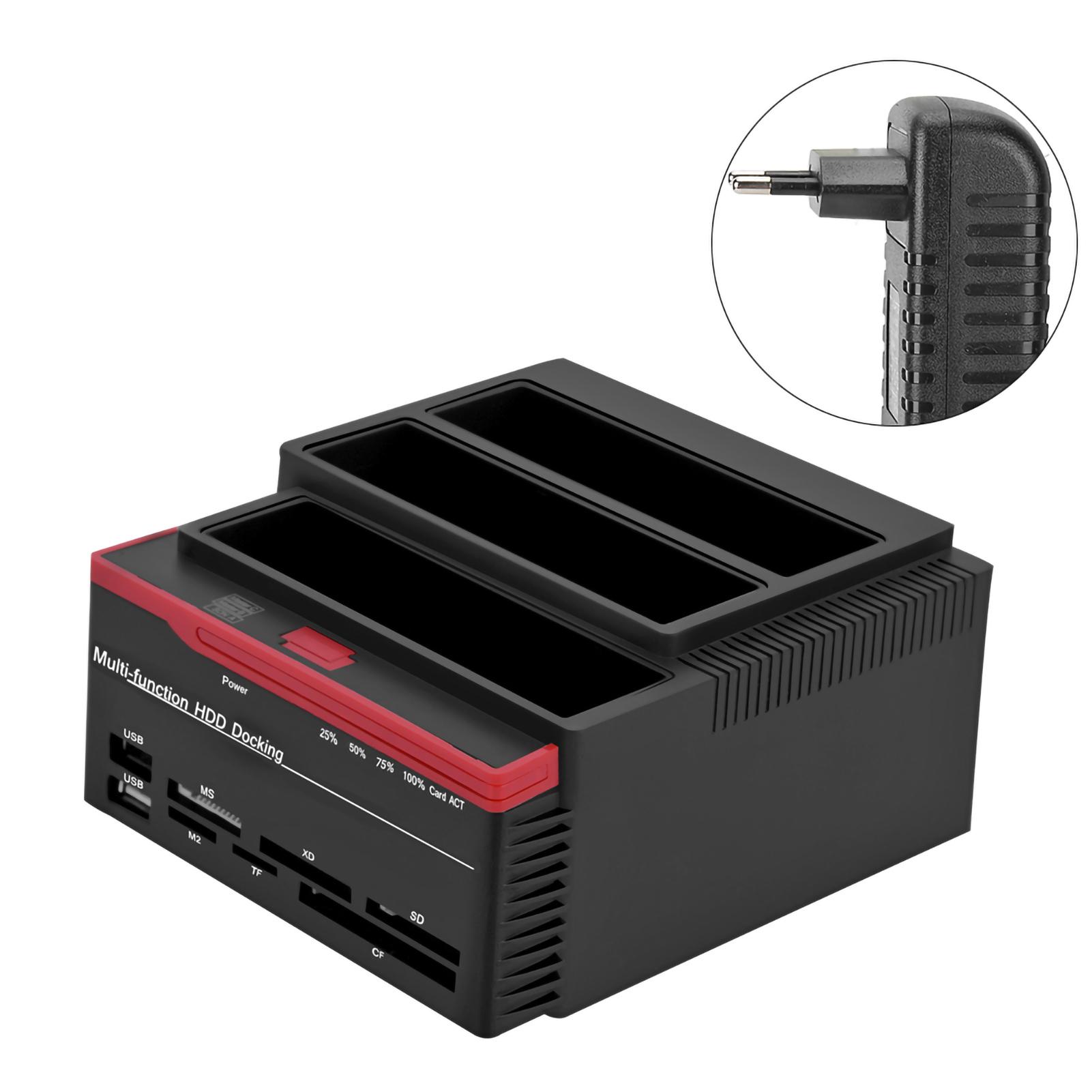2,5-дюймовый 3,5-дюймовый DualBay USB3.0 SAta IDE HDD док-станция Offline Clone HUB Reader EU Plug
2,5-дюймовый 3,5-дюймовый DualBay USB3.0 SAta IDE HDD док-станция Offline Clone HUB Reader EU Plug