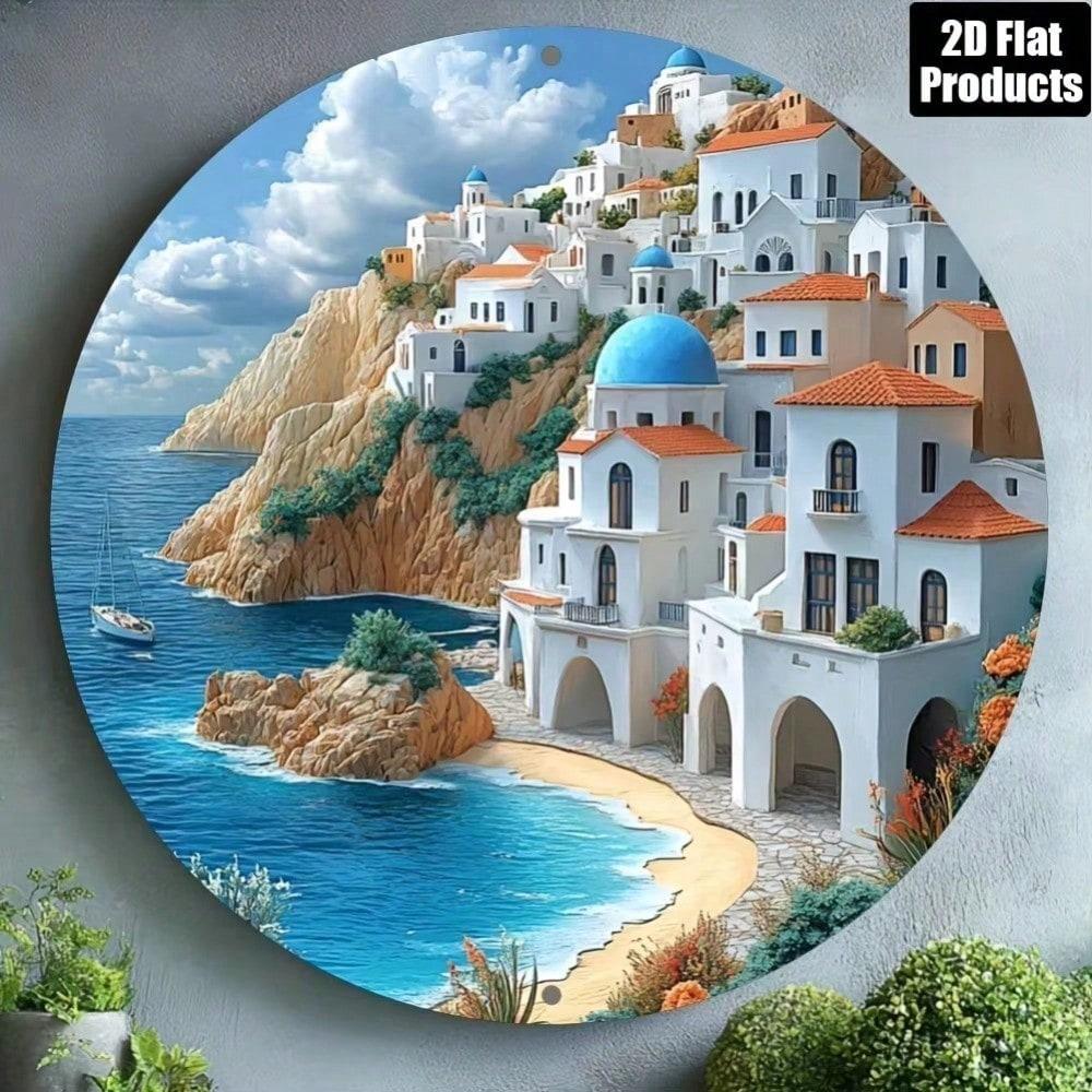 Metal Tin Sign Greek Landscape Wall Art Home Bar Kitchen Coffee Shop Decor 20x20 різнокольоровий
Metal Tin Sign Greek Landscape Wall Art Home Bar Kitchen Coffee Shop Decor 20x20 різнокольоровий