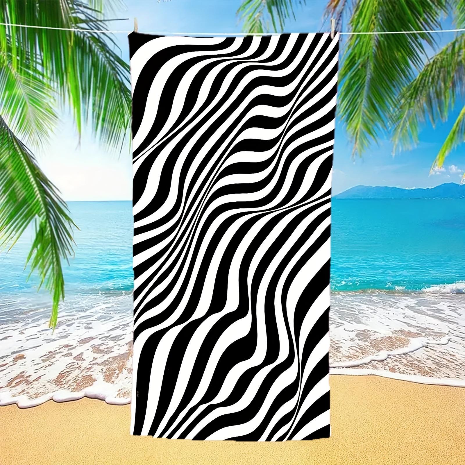 Modern Striped Microfiber Beach Towel, Super Absorbent Quick-Dry Lightweight for Camping Outdoor Travel W40*H60(CM)
Modern Striped Microfiber Beach Towel, Super Absorbent Quick-Dry Lightweight for Camping Outdoor Travel W40*H60(CM)