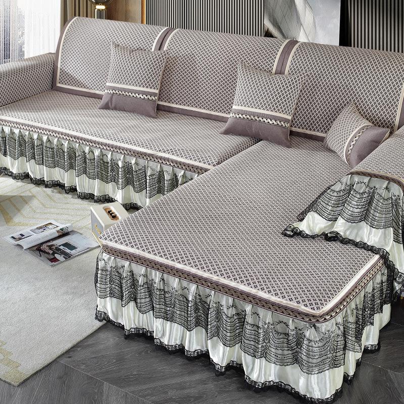 Высококачественная подушка для дивана, всесезонная, универсальная, из мягкого хлопка и льна, комплект подушек для дивана с полным покрытием, полный чехол для дивана 76*70