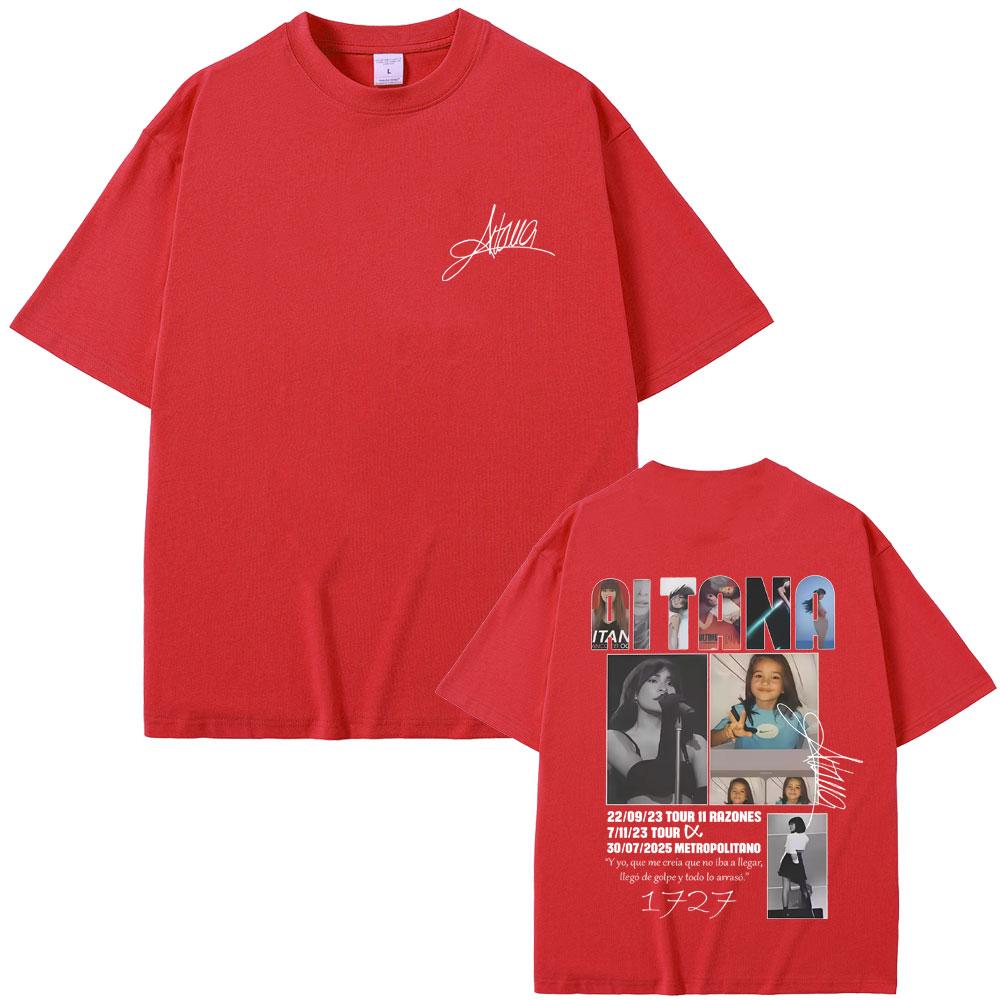 Singer Aitana Album Cover Logo Graphic Tshirts CUARTO AZUL World Tour 2026 Tshirt Men Women Fashion Oversized Cotton T Shirts S
Singer Aitana Album Cover Logo Graphic Tshirts CUARTO AZUL World Tour 2026 Tshirt Men Women Fashion Oversized Cotton T Shirts S