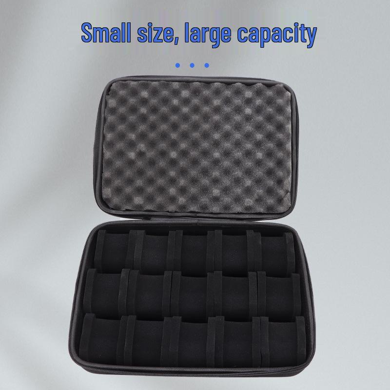 15-Slot Dustproof, Pressure-Resistant, Scratch-Resistant Watch Storage Box/Bag for Mechanical Watches чорний
15-Slot Dustproof, Pressure-Resistant, Scratch-Resistant Watch Storage Box/Bag for Mechanical Watches чорний