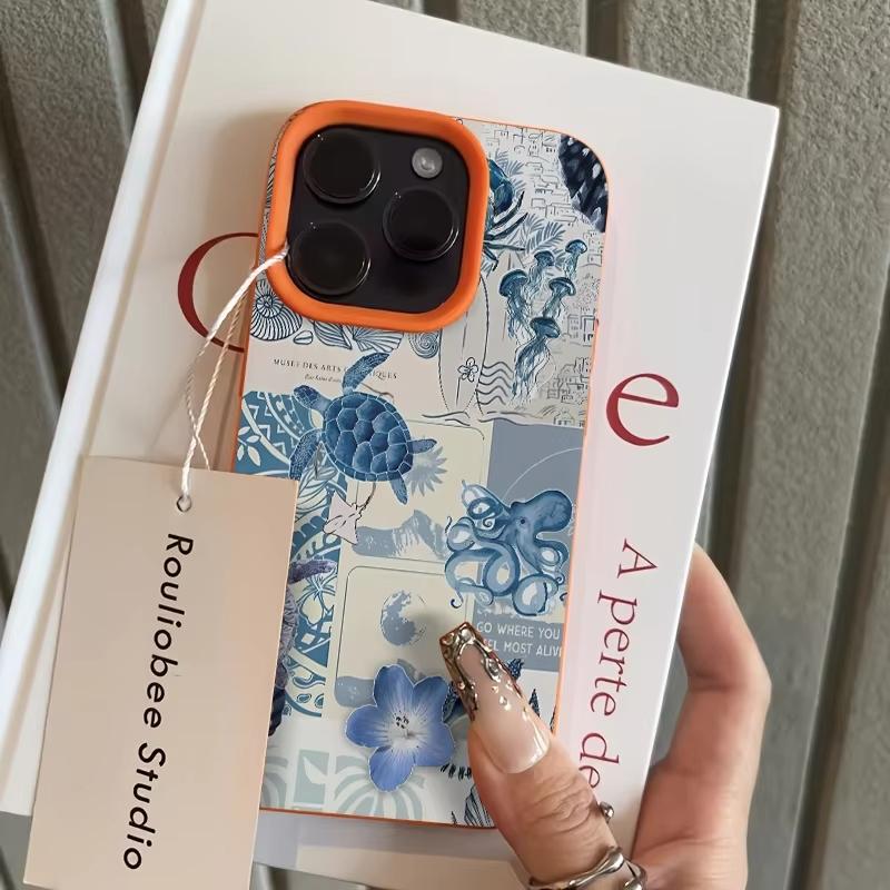 Ocean Blue Starfish Sea Turtle Jellyfish Pattern Phone Case For iPhone 17 Pro Max 16 Plus 15 Pro 14 13 12 11 XR 17Air Soft Cover iPhone XS Max
Ocean Blue Starfish Sea Turtle Jellyfish Pattern Phone Case For iPhone 17 Pro Max 16 Plus 15 Pro 14 13 12 11 XR 17Air Soft Cover iPhone XS Max