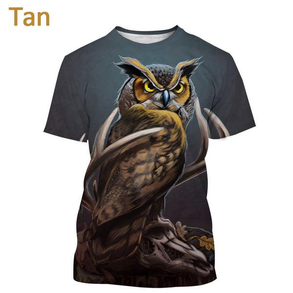 Мужская повседневная футболка с короткими рукавами и принтом совы 3D 6XL
Мужская повседневная футболка с короткими рукавами и принтом совы 3D 6XL