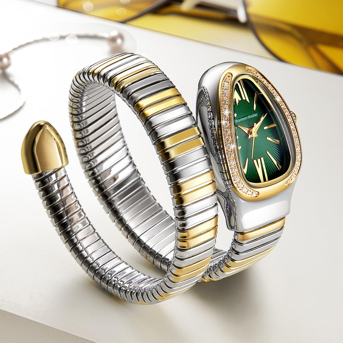 Elegant Design Ladies Watches Unique Snake Shaped Design Bracelet Women s Quartz Wristwatches Best Gift золотий/фіолетовий
Elegant Design Ladies Watches Unique Snake Shaped Design Bracelet Women s Quartz Wristwatches Best Gift золотий/фіолетовий