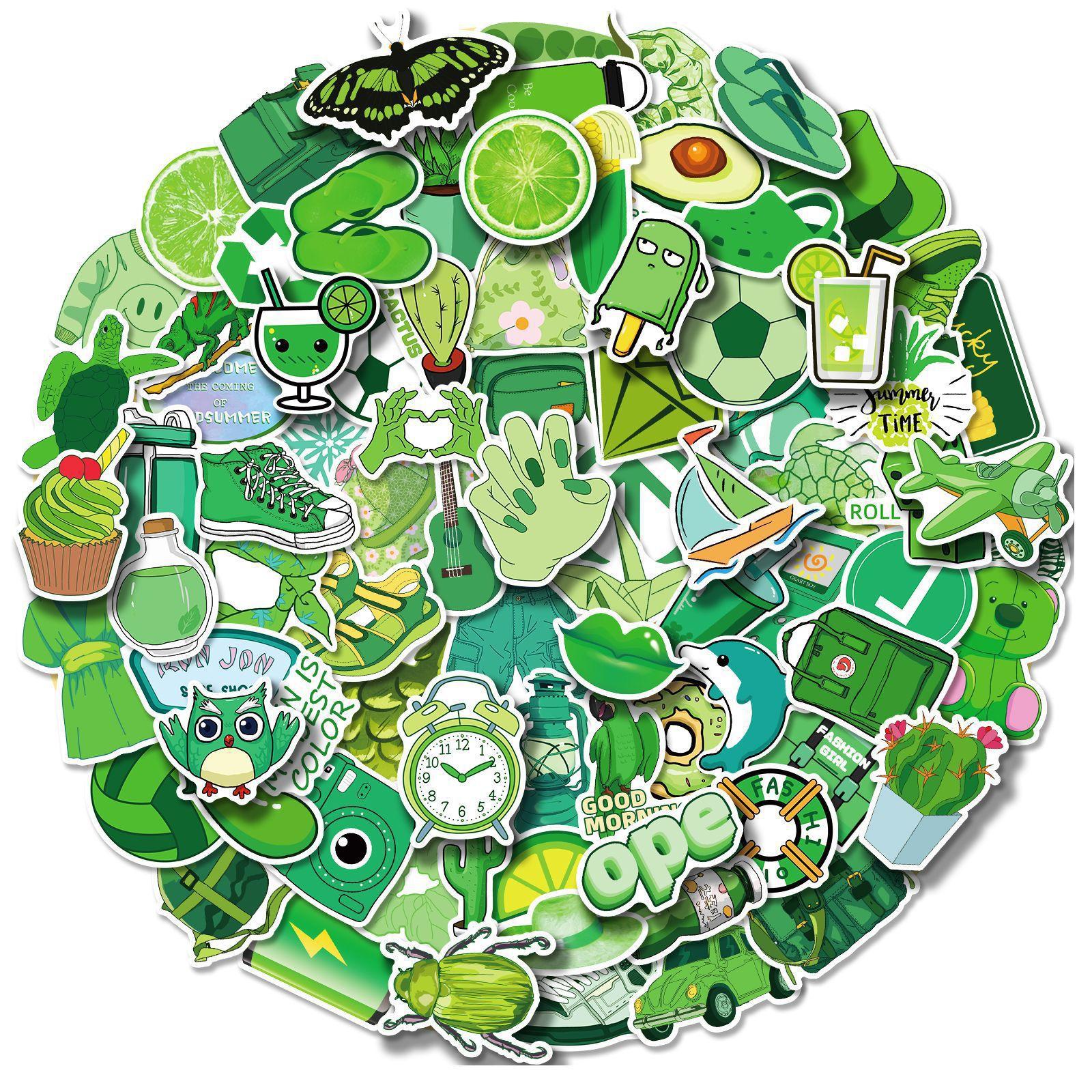 T01040669100 Sheets Of Green Mix And Match Small Fresh Stickers S Wind Series
T01040669100 Sheets Of Green Mix And Match Small Fresh Stickers S Wind Series