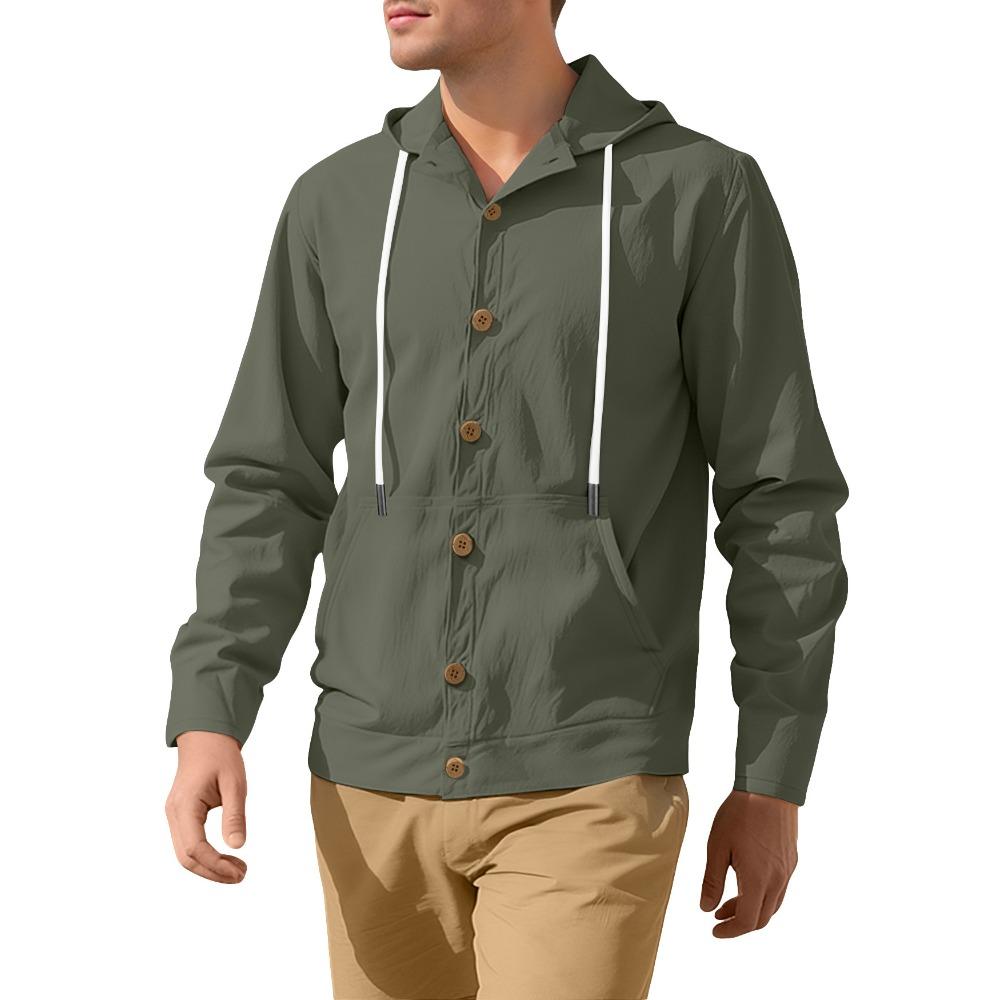 Men s button-down hooded shirt, casual linen oversized beach jacket XXXL армія зелений колір
Men s button-down hooded shirt, casual linen oversized beach jacket XXXL армія зелений колір