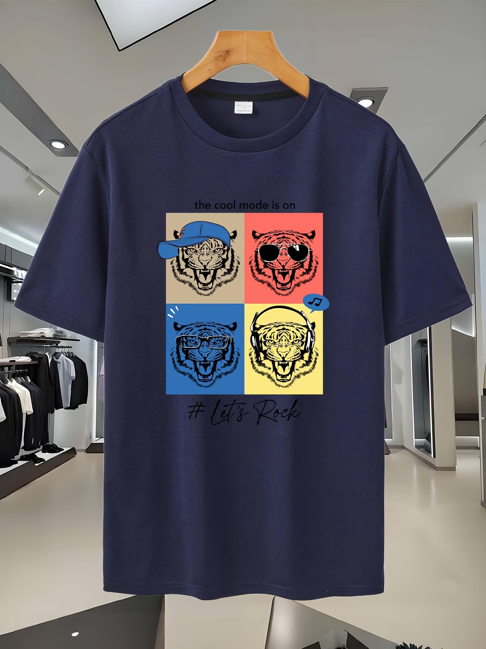 Breathable Mesh Short Sleeve T-shirt - Let S Rock Graphic Print XXXXL
Breathable Mesh Short Sleeve T-shirt - Let S Rock Graphic Print XXXXL