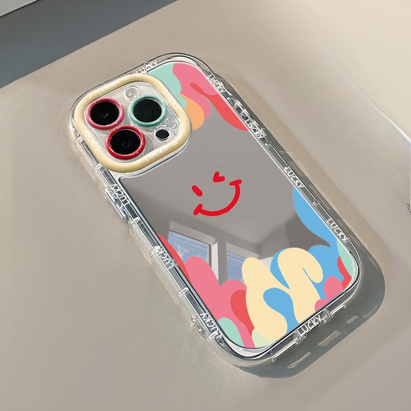 The Colorful Smiling Face Man Is Suitable for Apple 16 Phone Case Mirror Cream 11pro Mirror Protective Case Cartoon Vivo iPhone 13mini
The Colorful Smiling Face Man Is Suitable for Apple 16 Phone Case Mirror Cream 11pro Mirror Protective Case Cartoon Vivo iPhone 13mini
