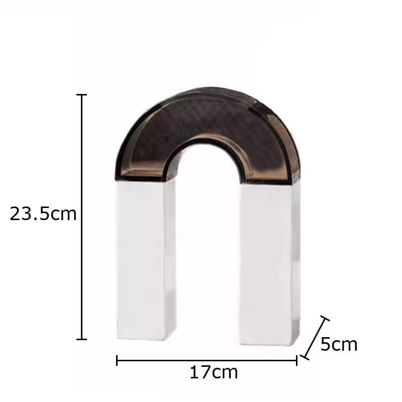 Creative Geometric Arch Shape Vase Desk Decoration Artificial Flower Decorative Flower Arrangement Vases Room Aesthetic Decor
Creative Geometric Arch Shape Vase Desk Decoration Artificial Flower Decorative Flower Arrangement Vases Room Aesthetic Decor
