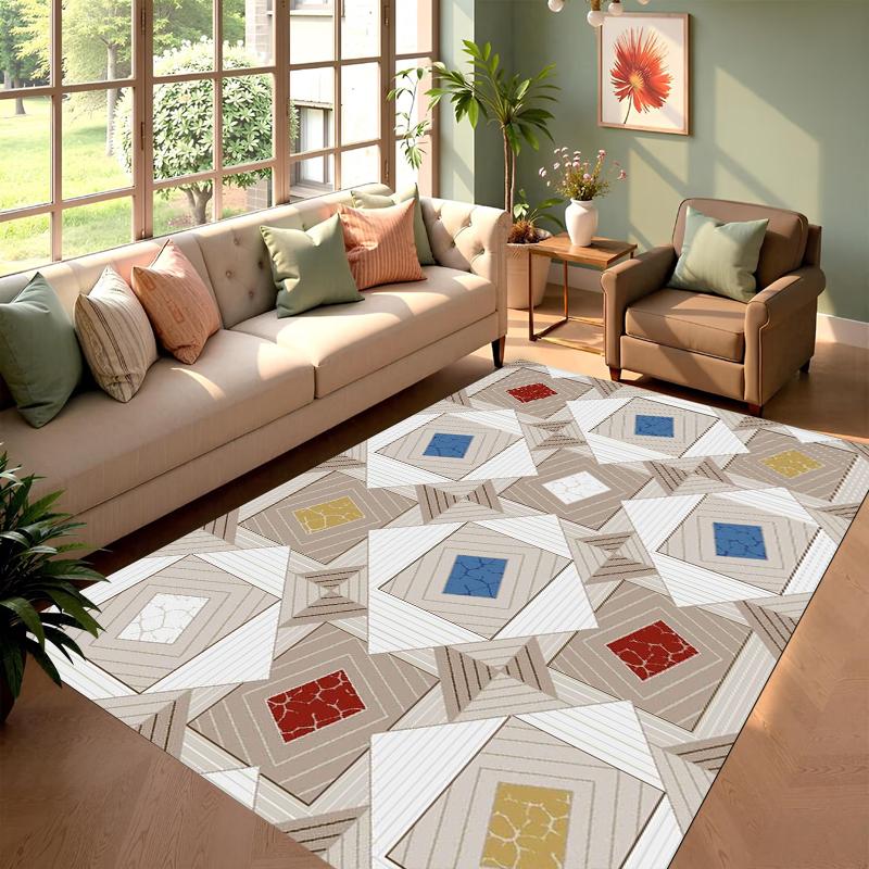 Bohemian Geometric Area Rug Non-Slip Vintage Tribal Print Floor Mat for Living Room Bedroom Moroccan Style Home Decor Gift 40X60CM
Bohemian Geometric Area Rug Non-Slip Vintage Tribal Print Floor Mat for Living Room Bedroom Moroccan Style Home Decor Gift 40X60CM