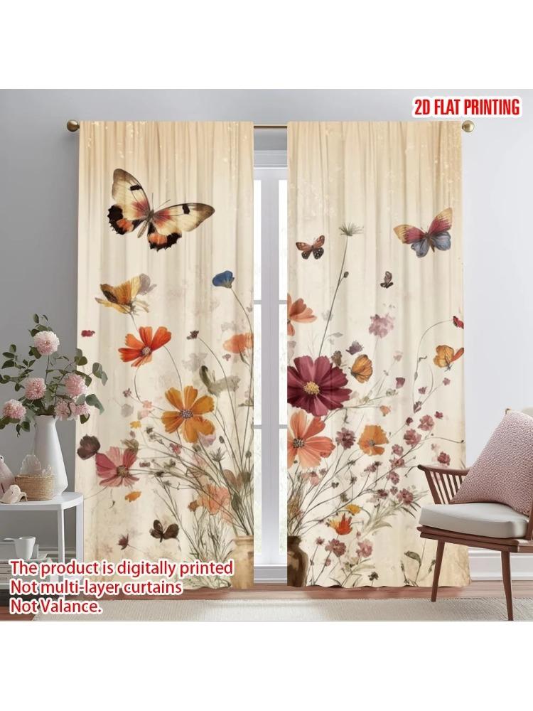 Plane Printing Curtains Roller Blinds Fluttering Blooms Versatile Polyester Without Rod Festive Use Bedroom Curtain Perfect For Decor W100*H70(CM)-Rod Pocket&2PCS
Plane Printing Curtains Roller Blinds Fluttering Blooms Versatile Polyester Without Rod Festive Use Bedroom Curtain Perfect For Decor W100*H70(CM)-Rod Pocket&2PCS