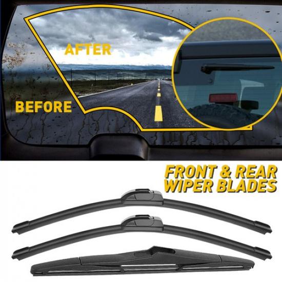 15 /15 /14 Fit for JEEP JK Wrangler 2000- Windshield Wiper Blades Set of 3
15 /15 /14 Fit for JEEP JK Wrangler 2000- Windshield Wiper Blades Set of 3