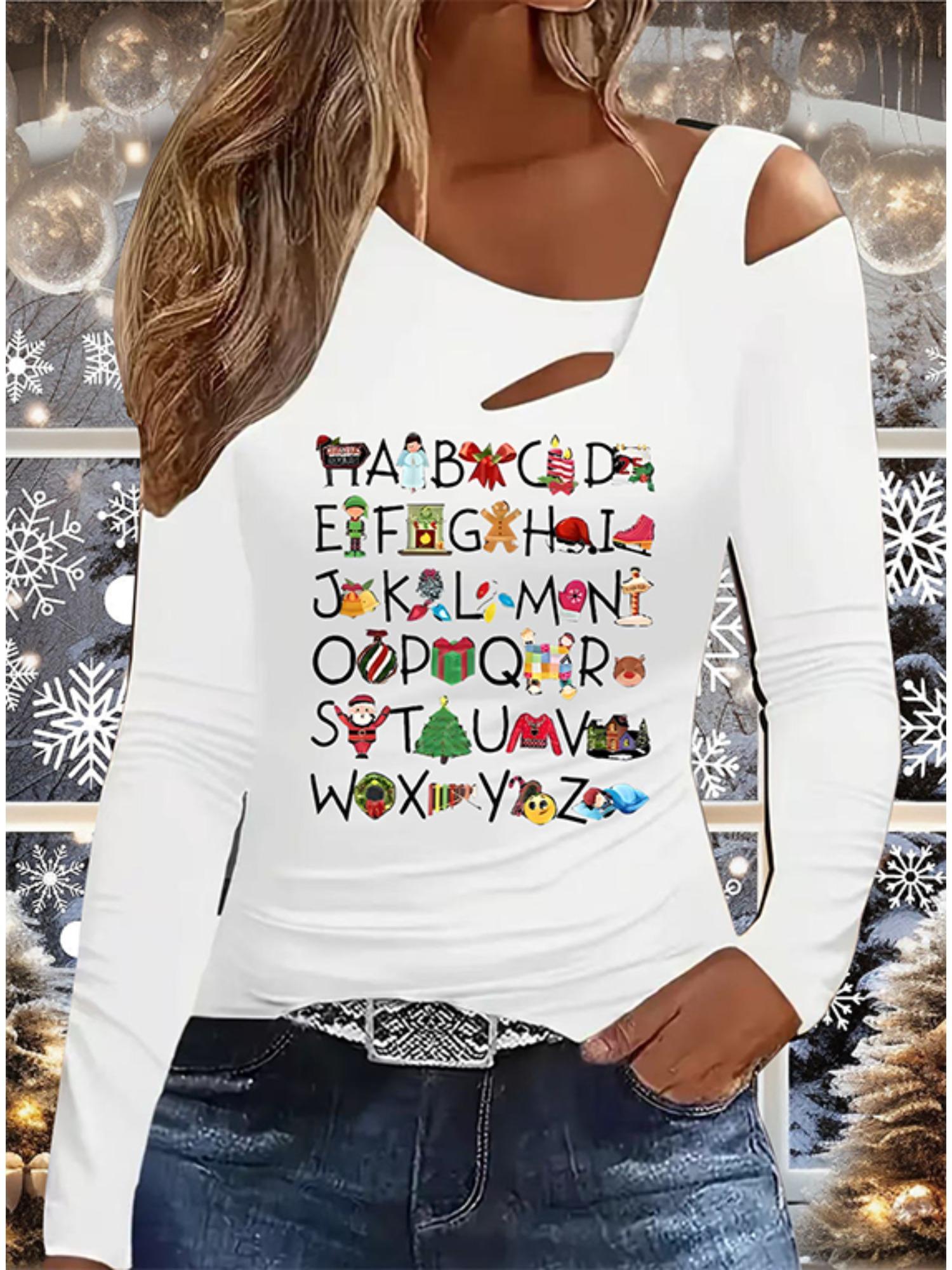 Осень и Зима Женский Новый Повседневный Топ с Длинным Рукавом Рождественский Узор Идеальный Подарок на Хэллоуин Рождество Футболка XXL белый
Осень и Зима Женский Новый Повседневный Топ с Длинным Рукавом Рождественский Узор Идеальный Подарок на Хэллоуин Рождество Футболка XXL белый