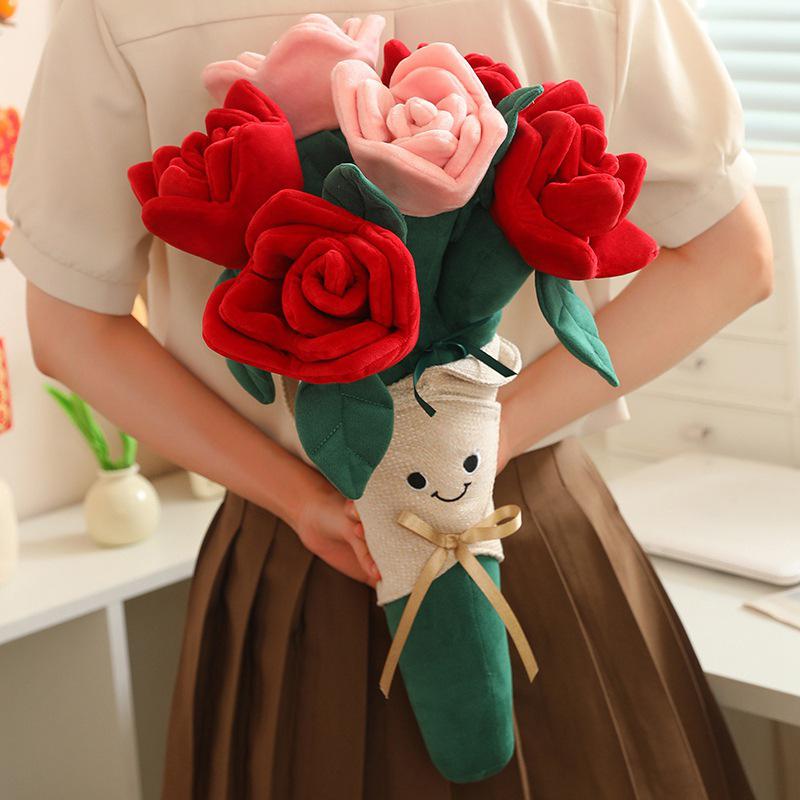 Rose Hand Bouquet Plush Toy for Valentine s Day, Proposal, or Birthday Gift 28cm (200g)
Rose Hand Bouquet Plush Toy for Valentine s Day, Proposal, or Birthday Gift 28cm (200g)