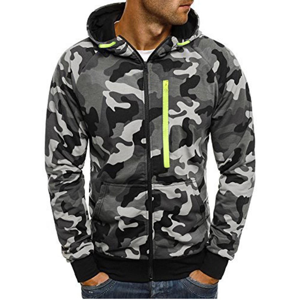Чоловічий камуфляжний пуловер на блискавці з довгим рукавом і капюшоном, топи, блузка M
Чоловічий камуфляжний пуловер на блискавці з довгим рукавом і капюшоном, топи, блузка M