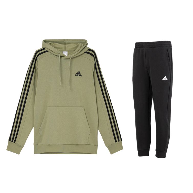 Adidas Striped Design Fleece Thickened Hooded Warm Comfortable Sweatshirt Solid Color Cuffed Long Pants Casual Sports Suit JI6425+HN8984 S
Adidas Striped Design Fleece Thickened Hooded Warm Comfortable Sweatshirt Solid Color Cuffed Long Pants Casual Sports Suit JI6425+HN8984 S