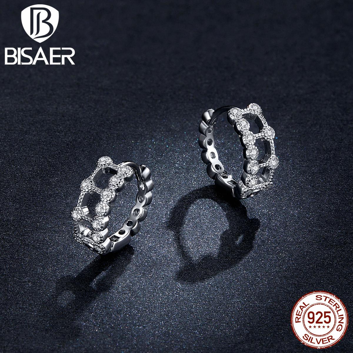 Гипоаллергенные серьги BISAER из стерлингового серебра 925 пробы, простые сверкающие циркониевые пряжки для ушей, женские серьги-гвоздики 925 silver
Гипоаллергенные серьги BISAER из стерлингового серебра 925 пробы, простые сверкающие циркониевые пряжки для ушей, женские серьги-гвоздики 925 silver