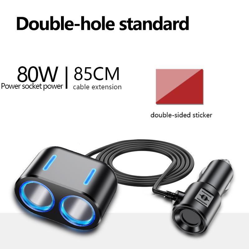 Умный автомобильный разветвитель 3-метровый кабель Встроенная защита предохранителя 12В-24В Безопасная зарядка чёрный
Умный автомобильный разветвитель 3-метровый кабель Встроенная защита предохранителя 12В-24В Безопасная зарядка чёрный