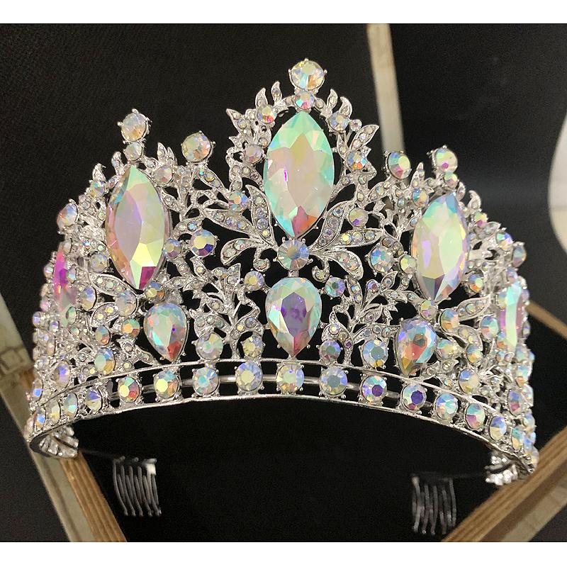 Trendy Silver Color Rhinestone Crystal Queen Big Crown Bridal Wedding Tiara Women Beauty Pageant Bride Hair Accessories Jewelry
Trendy Silver Color Rhinestone Crystal Queen Big Crown Bridal Wedding Tiara Women Beauty Pageant Bride Hair Accessories Jewelry
