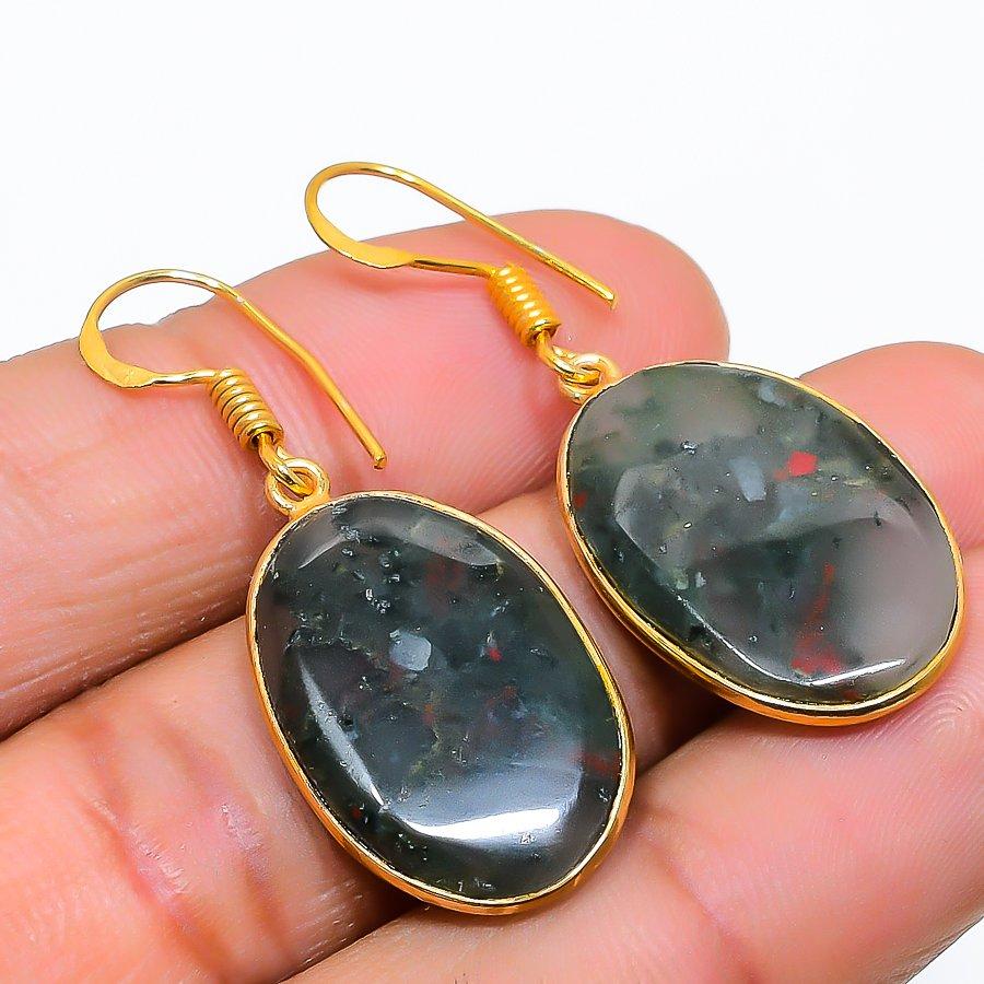 Boulder Opal Gemstone 925 Solid Sterling Silver Jewelry Earring 1.58 GK-5678
Boulder Opal Gemstone 925 Solid Sterling Silver Jewelry Earring 1.58 GK-5678