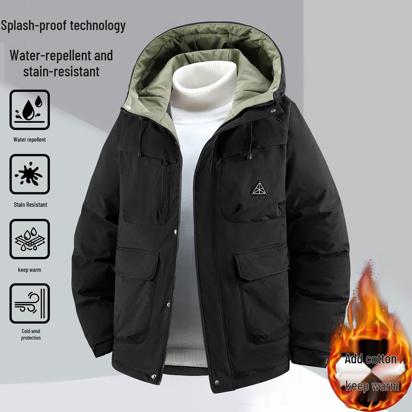 Men s Plus Size Winter Cotton Padded Jacket - Thick, Loose, Warm Workwear for Big & Tall 11XL 320-350 jin
Men s Plus Size Winter Cotton Padded Jacket - Thick, Loose, Warm Workwear for Big & Tall 11XL 320-350 jin